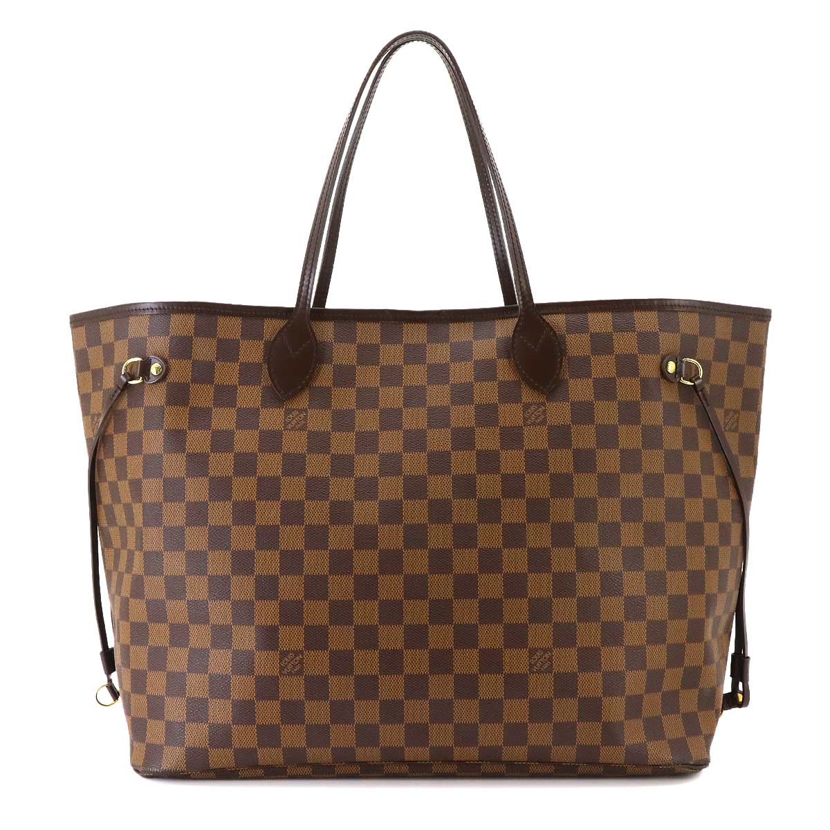 Damier Neverfull GM Tote Bag Ebene Cerise N51106 Purse