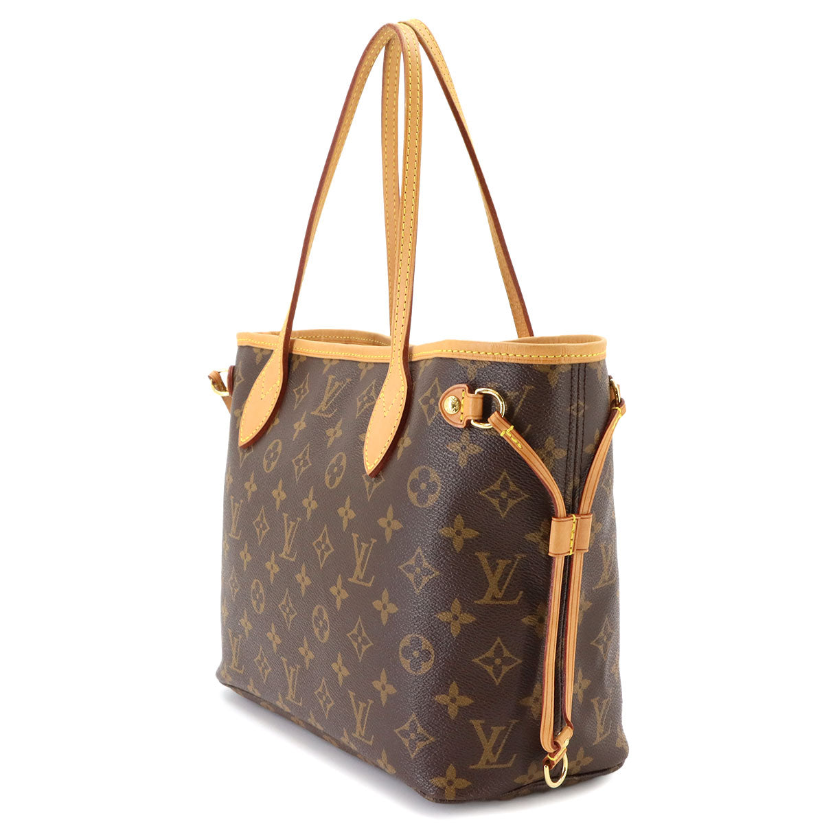 Monogram Neverfull PM Tote Bag Brown Fuchsia M41001