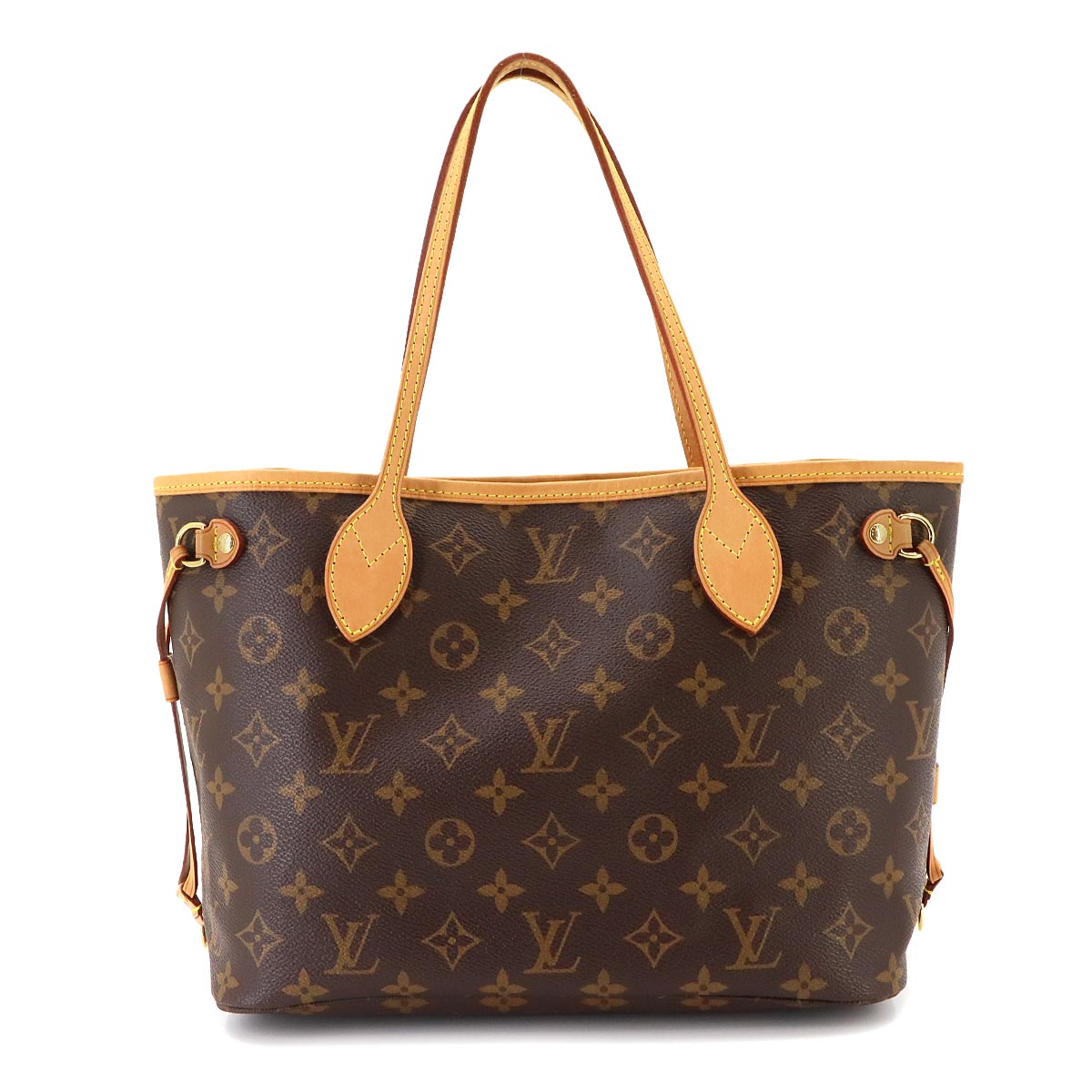 Monogram Neverfull PM Tote Bag Brown Fuchsia M41001