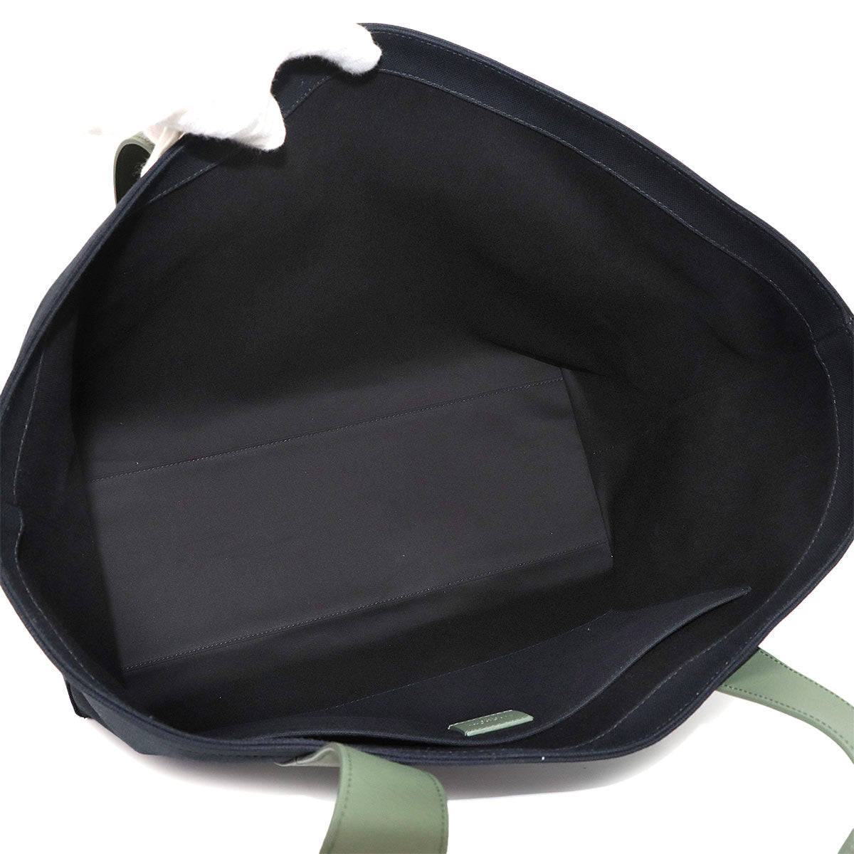 Logos Tote Bag Canvas Leather Black BK50FHK21H-001