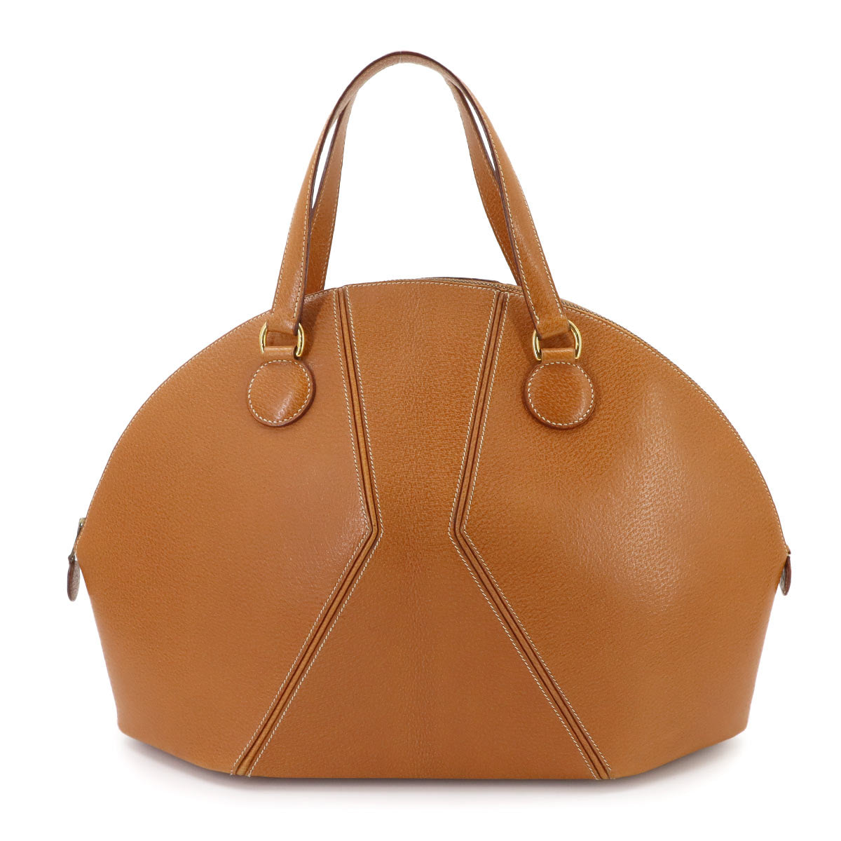 Il De Bowe Leather Brown Hand Bag Purse