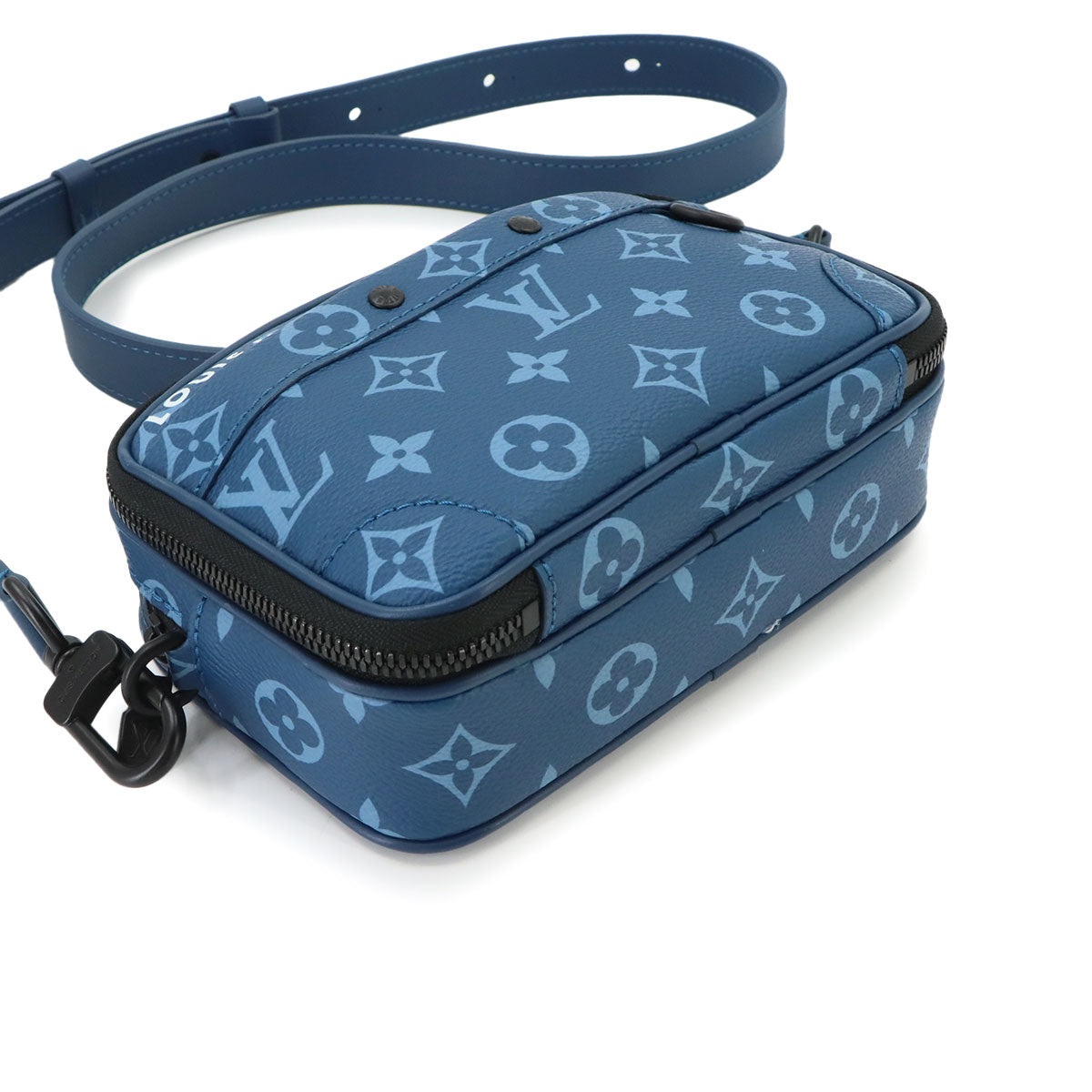 Monogram Nano Alpha Wearable Shoulder Wallet Blue M82801