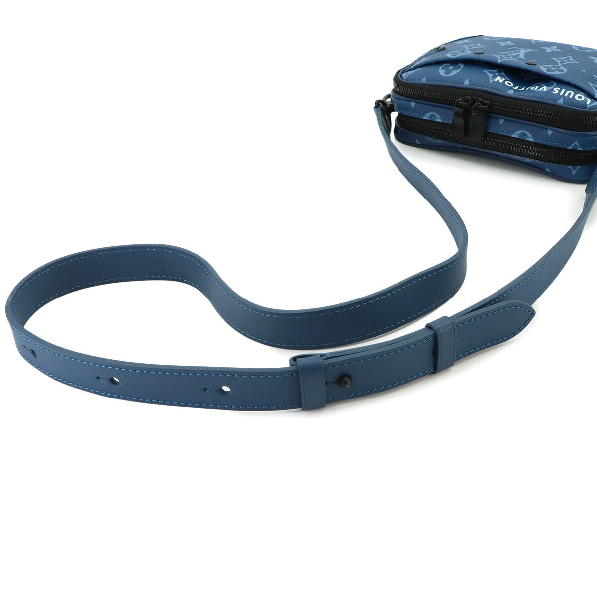 Monogram Nano Alpha Wearable Shoulder Wallet Blue M82801