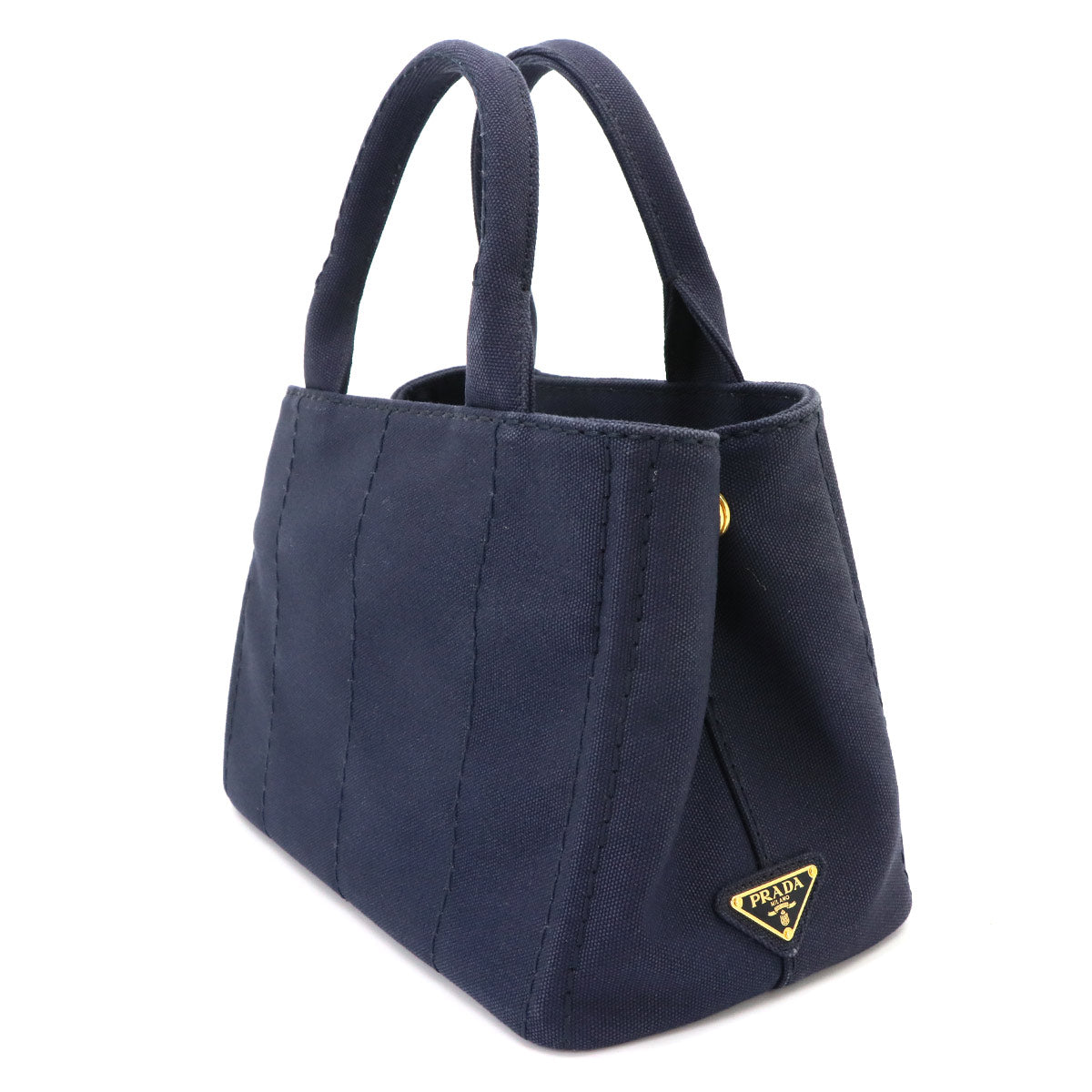Canapa Mini 2way Hand bag Shoulder Bag Canvas Navy 1BG439