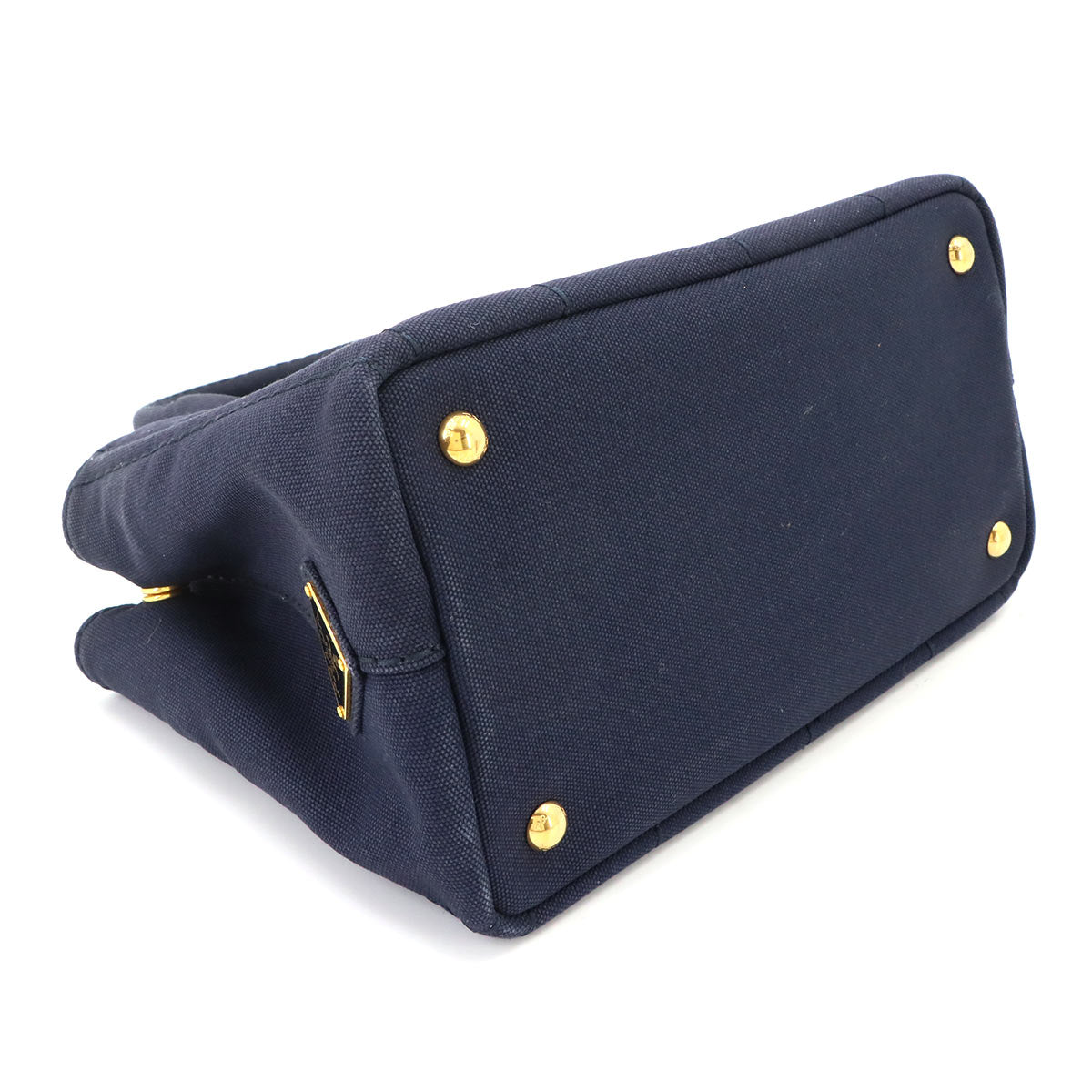 Canapa Mini 2way Hand bag Shoulder Bag Canvas Navy 1BG439