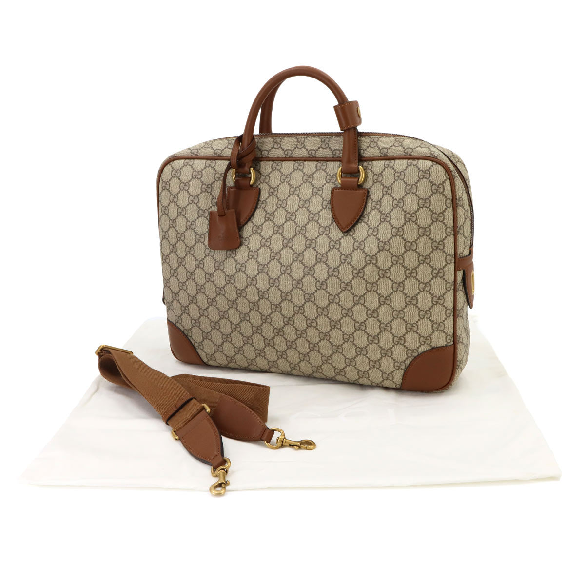 GG Emblem Briefcase 2way Business Shoulder Bag GG Supreme 821149