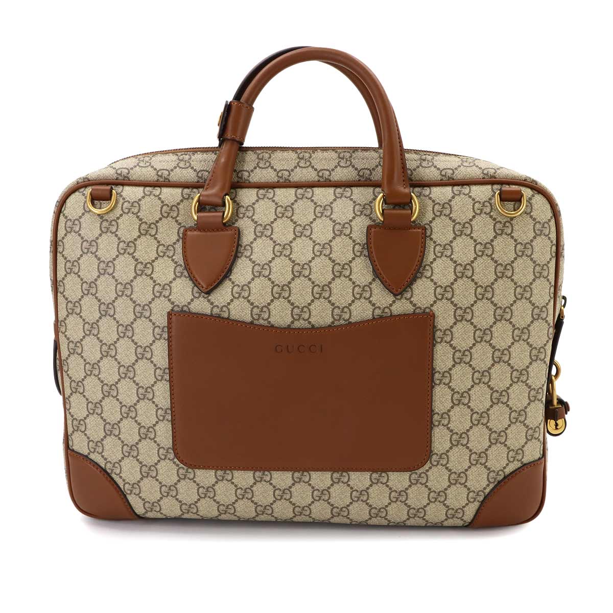 GG Emblem Briefcase 2way Business Shoulder Bag GG Supreme 821149
