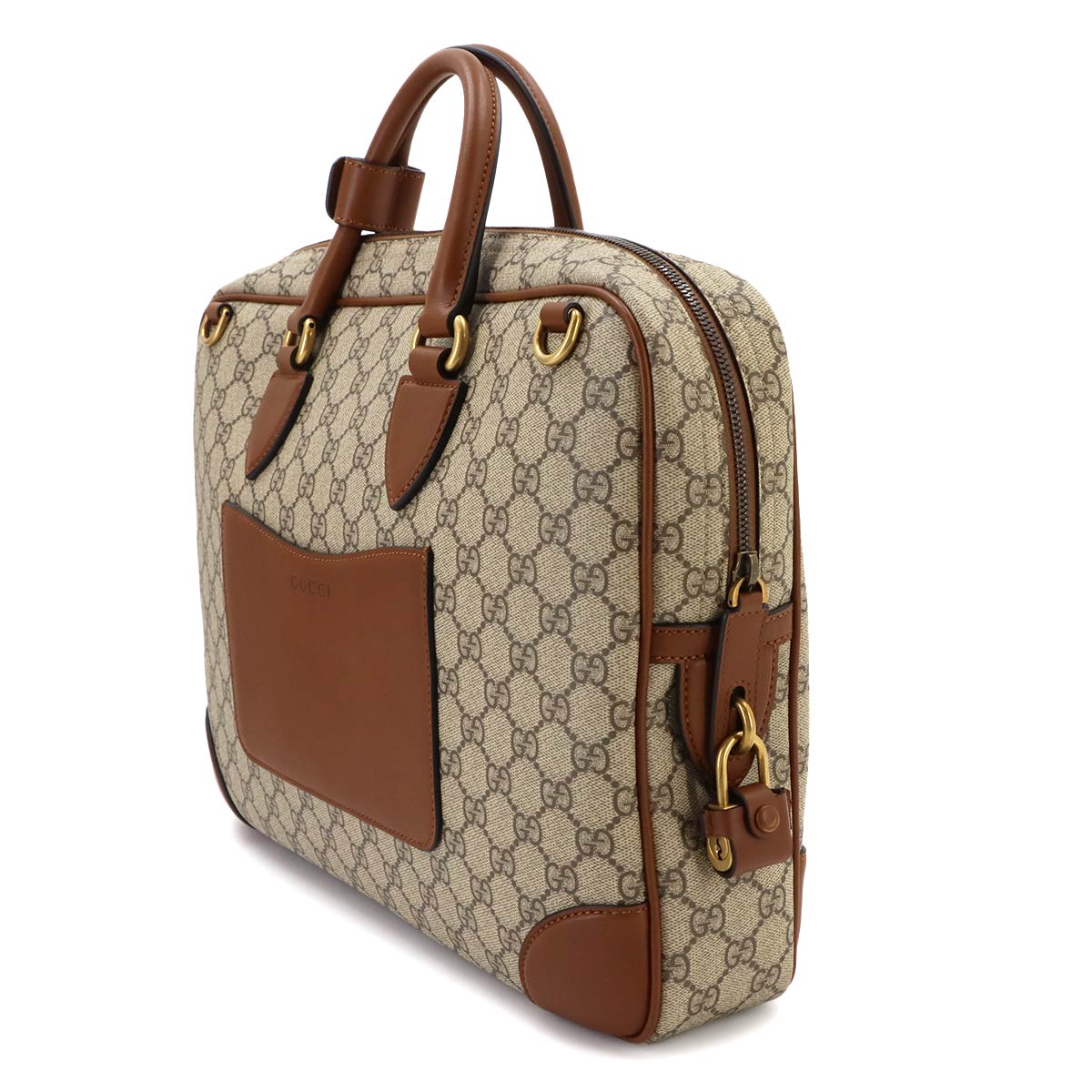 GG Emblem Briefcase 2way Business Shoulder Bag GG Supreme 821149