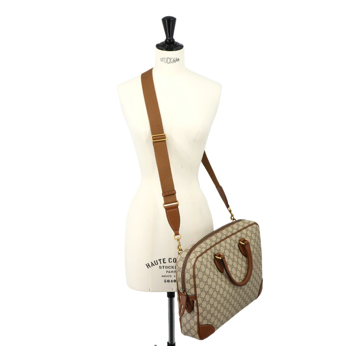 GG Emblem Briefcase 2way Business Shoulder Bag GG Supreme 821149