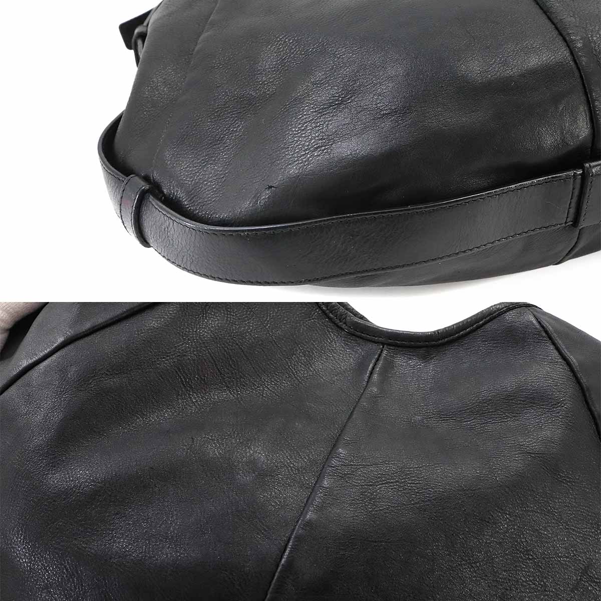 Mombasa Shoulder Bag Leather Black 95361 Purse