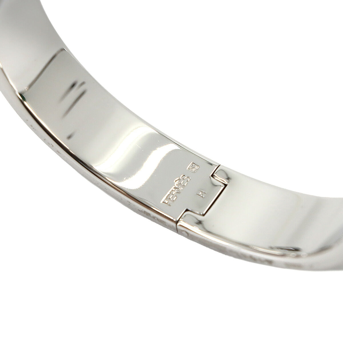 Clic H PM Bangle Black Silver Accessory