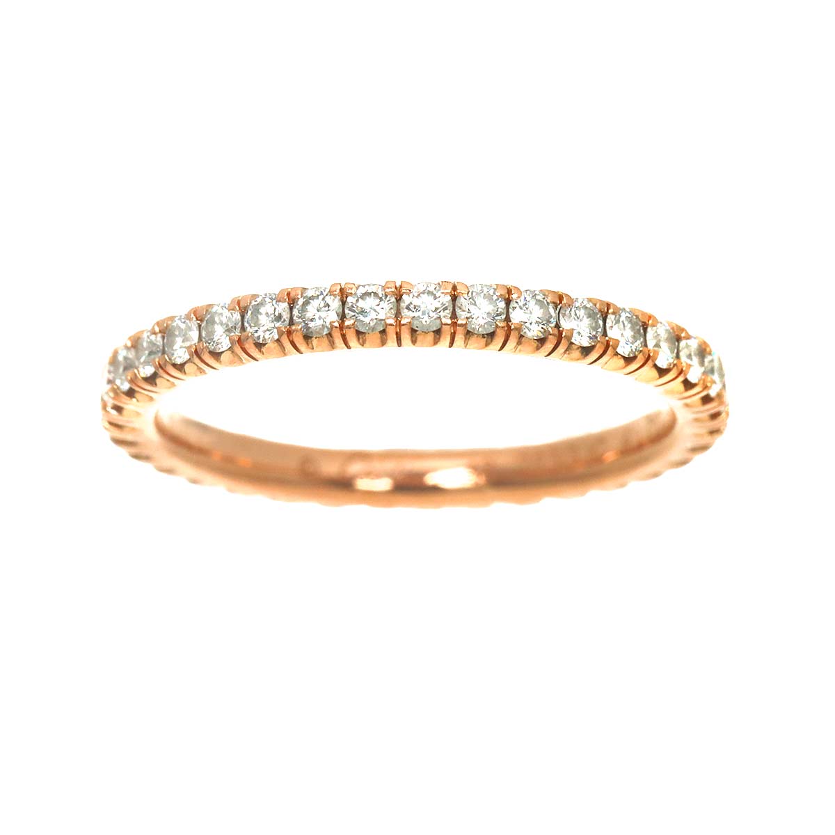 Etincelle Diamond Ring 18K Pink Gold 750 size48 4.5(US)