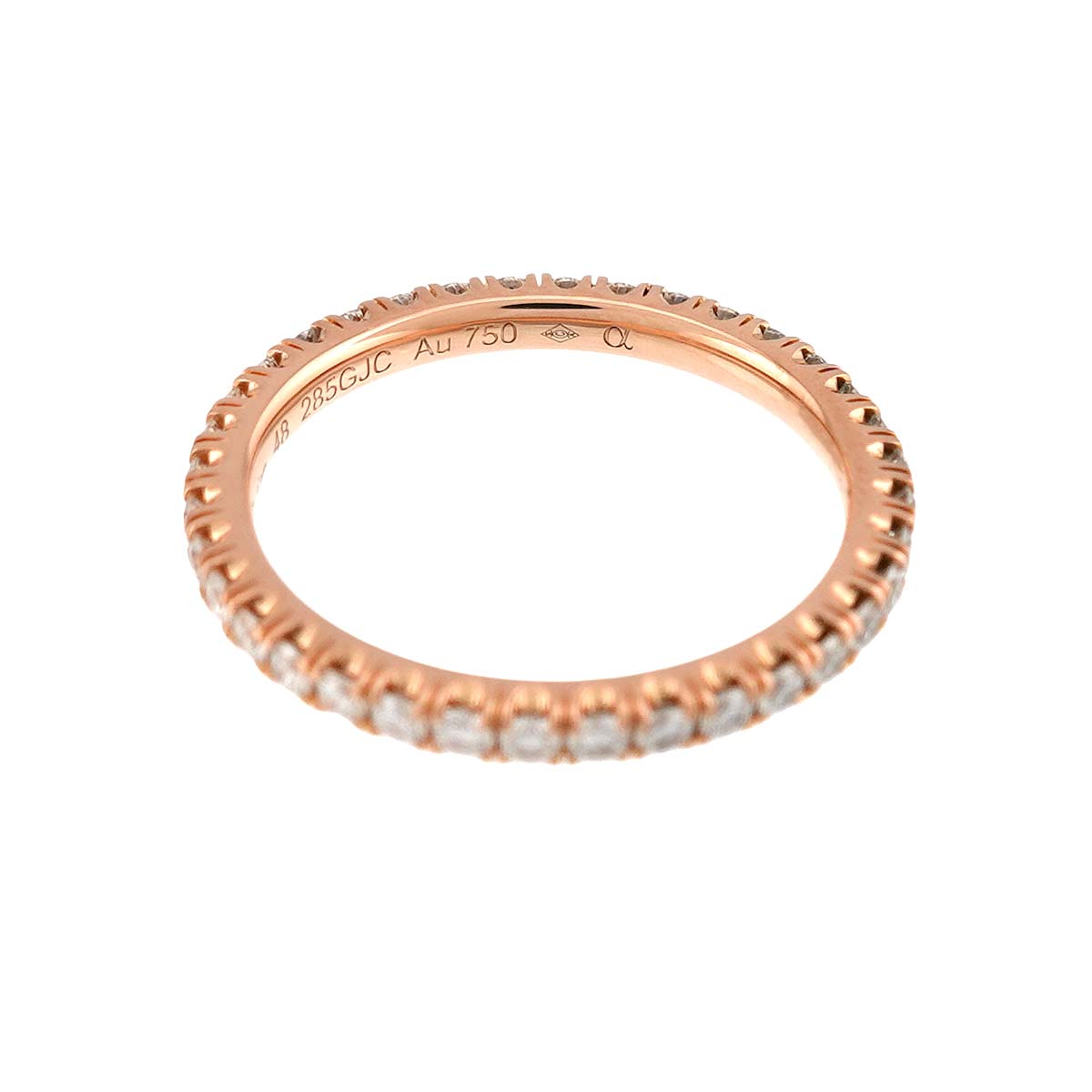 Etincelle Diamond Ring 18K Pink Gold 750 size48 4.5(US)