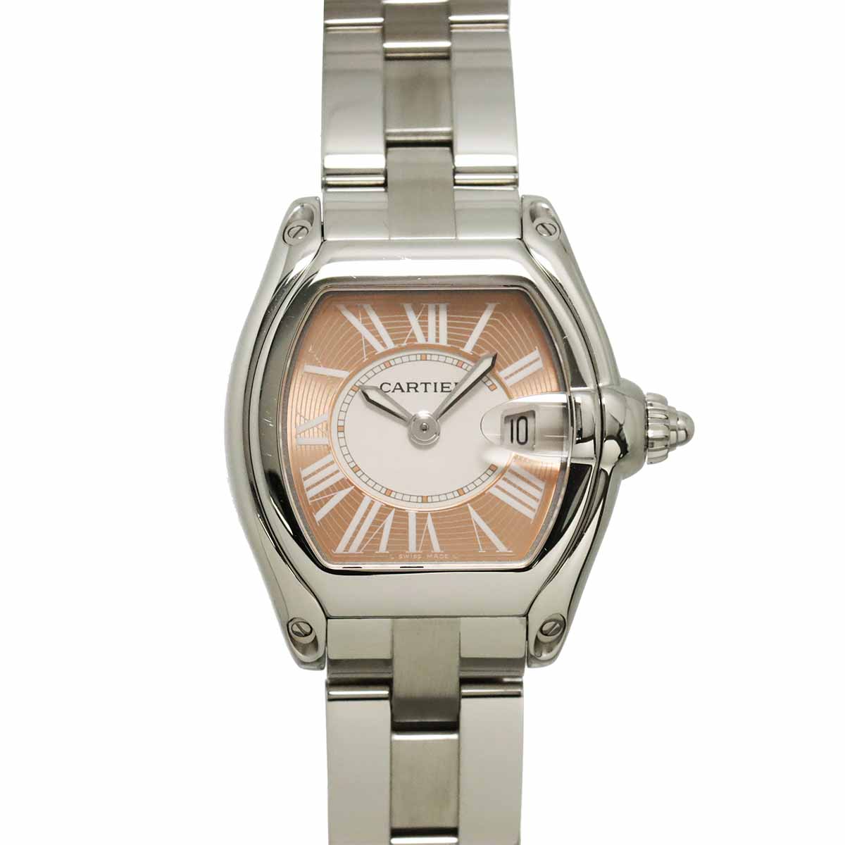 Roadster W62054V3 Date Quartz Pink Dial Ladies Watch
