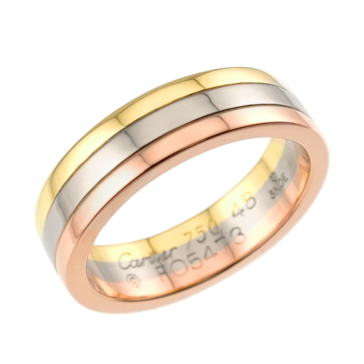 Vendome Ring 18K YG WG PG 750 size48 4.5(US)