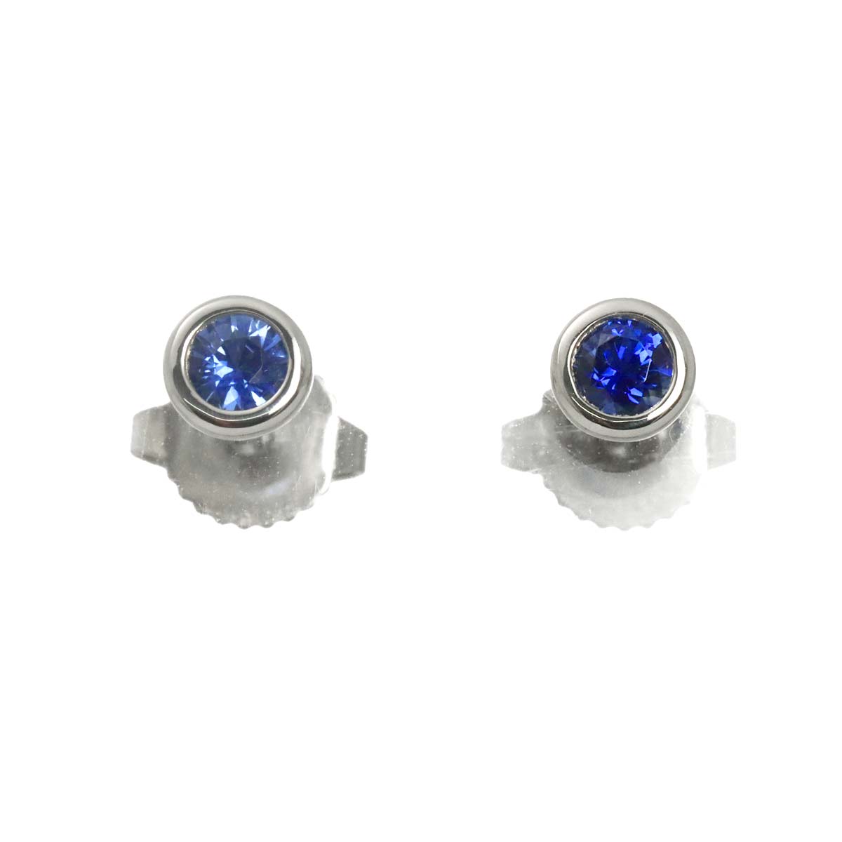 By The Yard Sapphire Earrings Pierced Pt