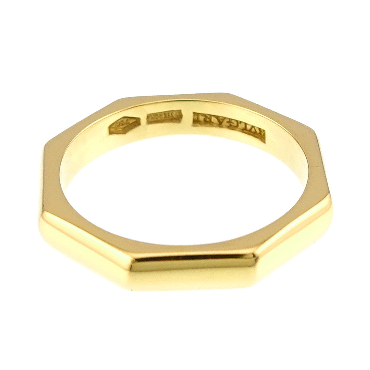 Octagonal Ring 18K YG 750 Size3.75-4(US)