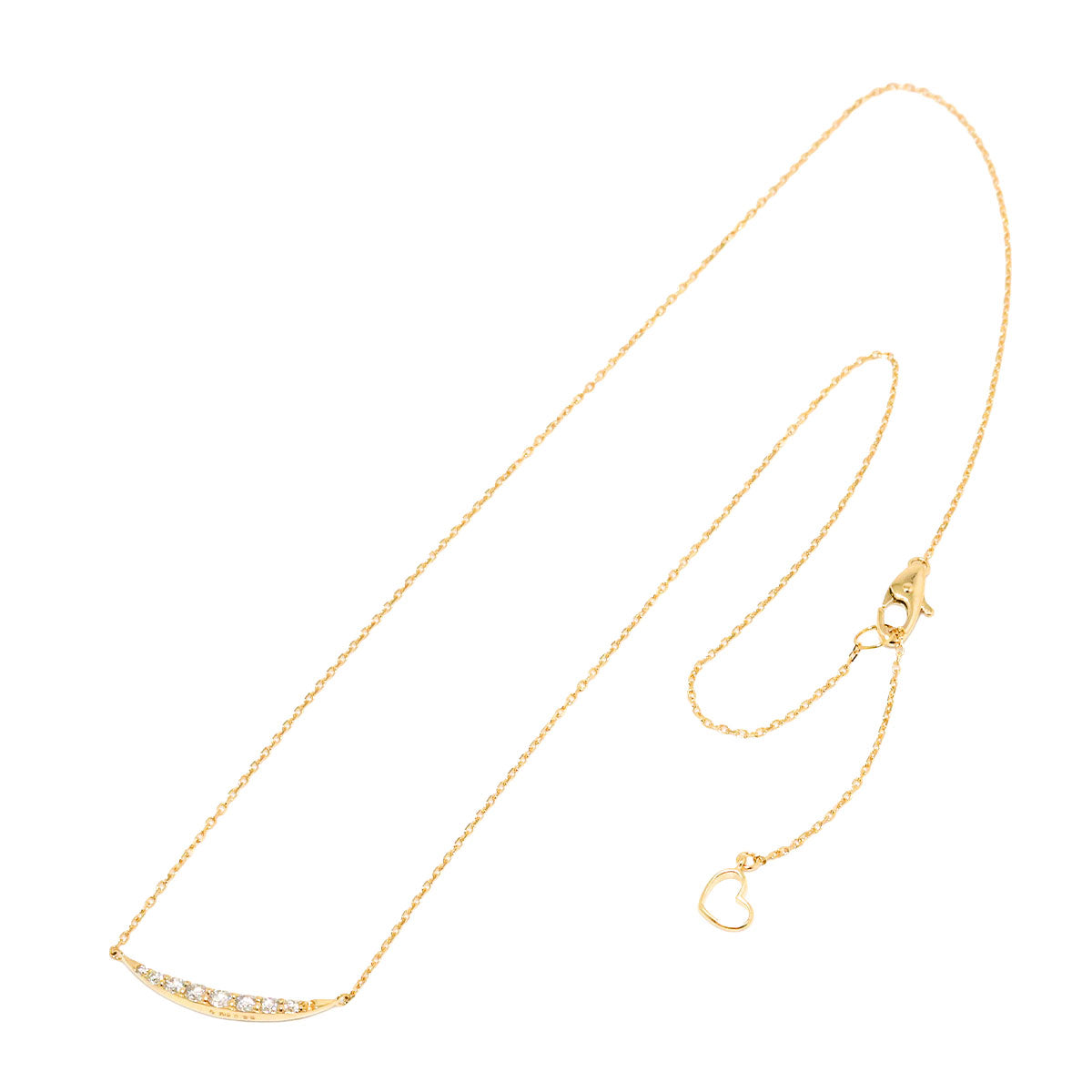 Diamond 0.22ct Necklace 18K YG 750