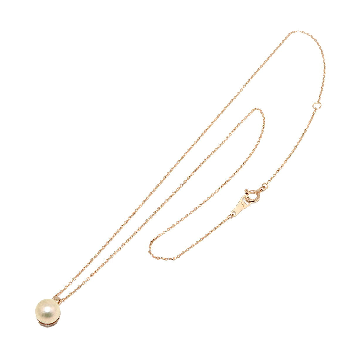 Akoya Pearl 7.2mm Necklace 18K PG 750