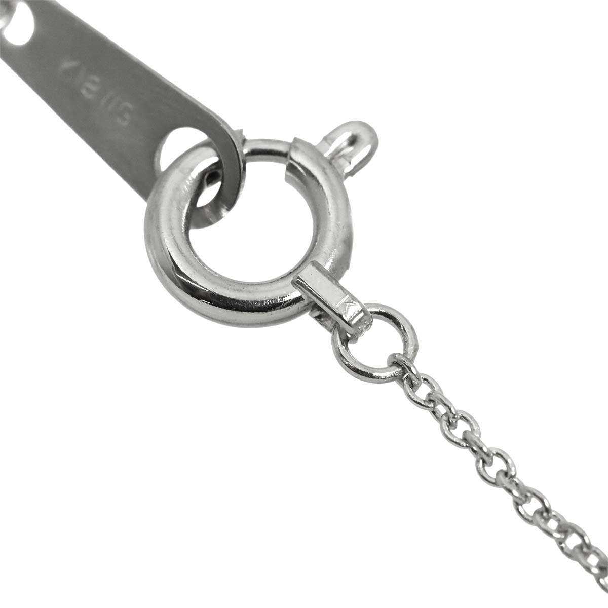 Diamond 0.16ct Necklace 18K WG White Gold 750