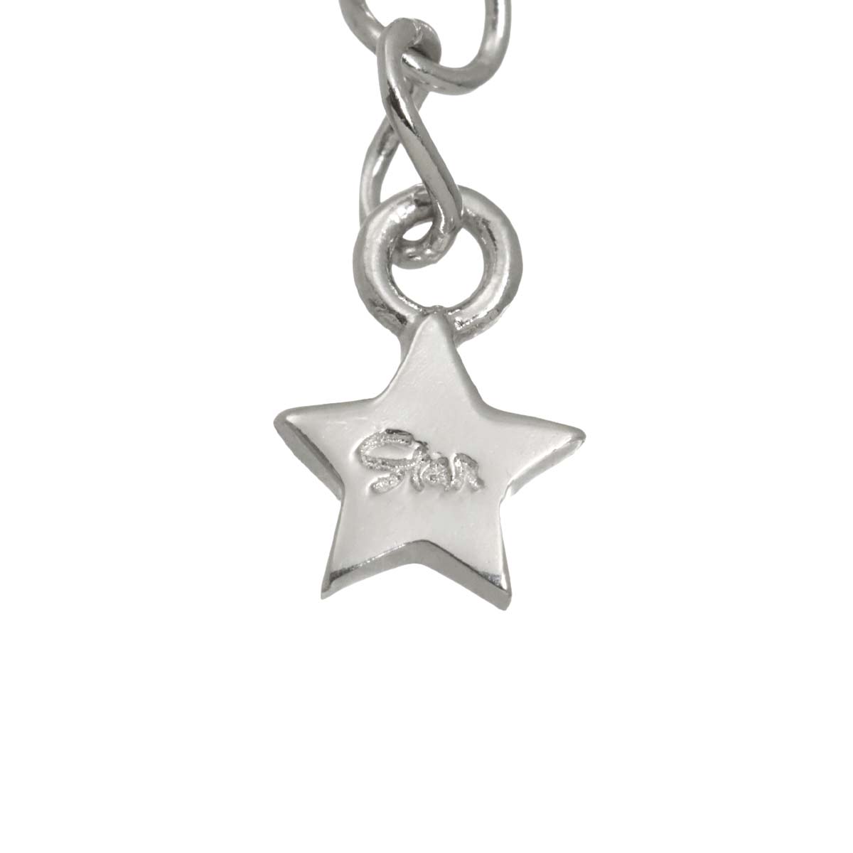 Diamond 0.16ct Cross Necklace 18K WG 750