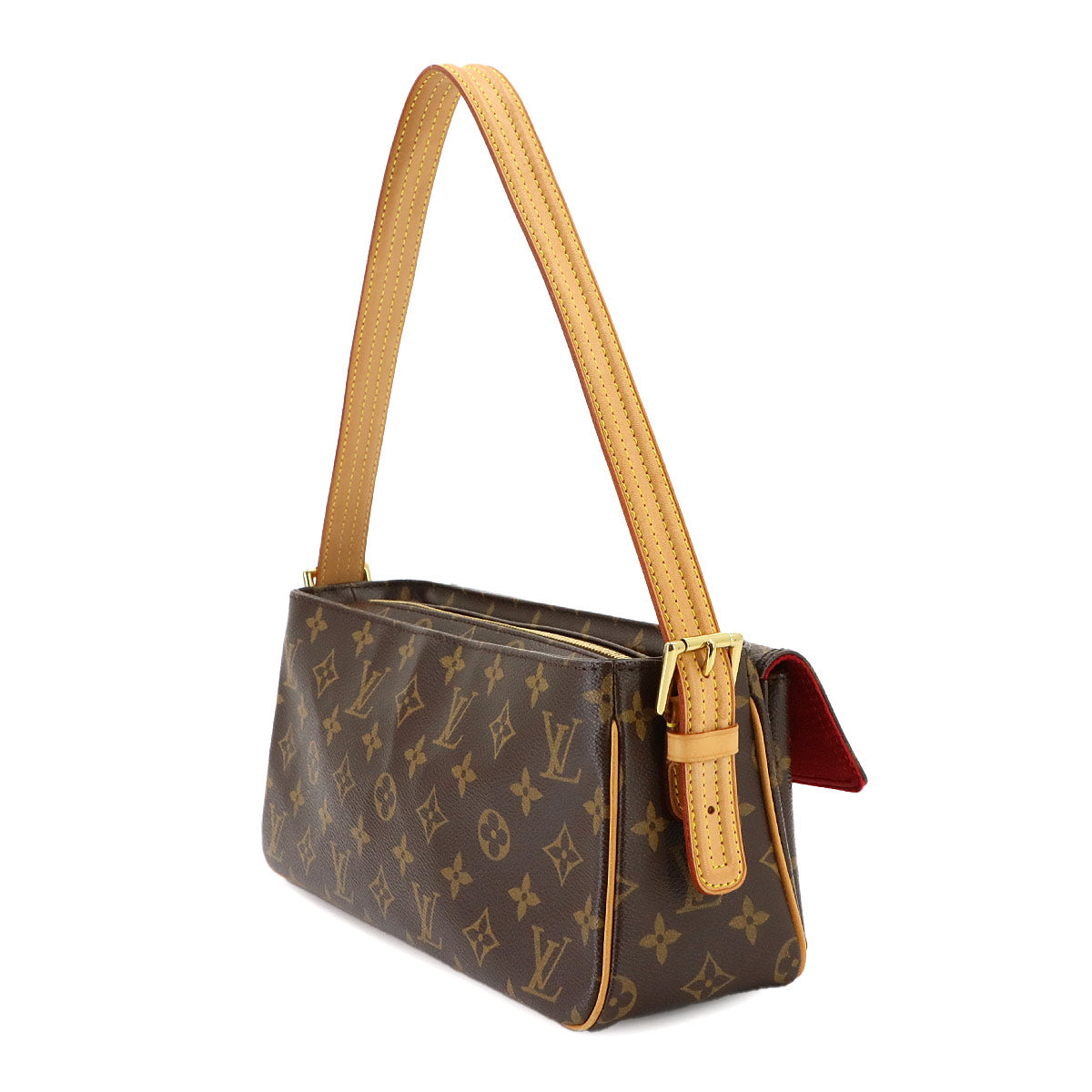 Monogram Viva Cite MM Shoulder Bag Brown M51164 Purse