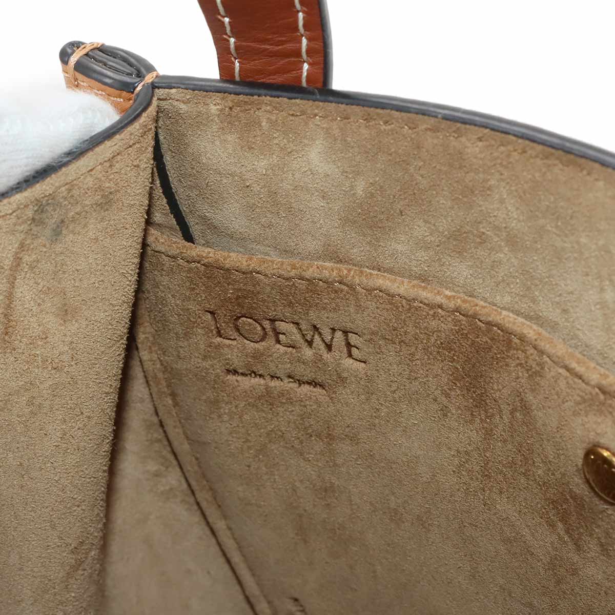Gate Top Handle Mini Hand Shoulder Bag Leather Light camel