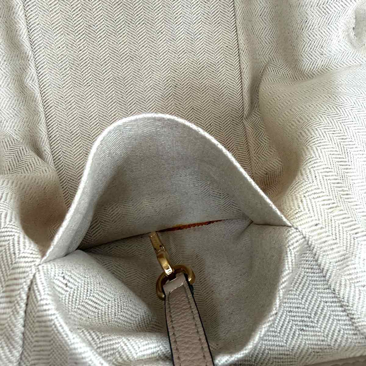 Hammock Small Hand Shoulder Bag Leather Beige Brown A538S35X51