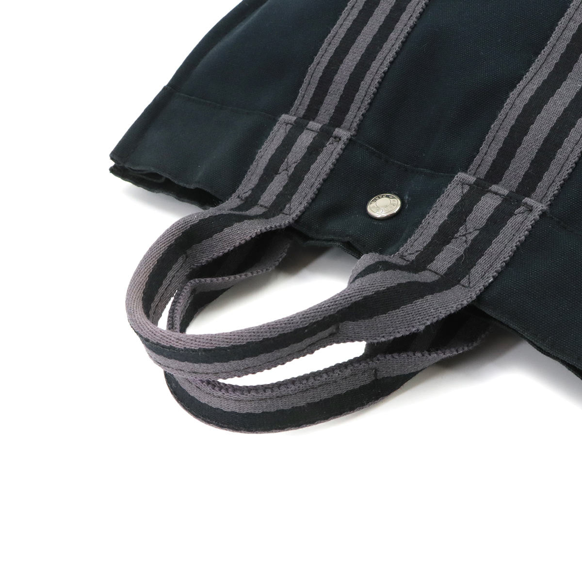 Fourre Tout PM Tote Bag Canvas Black Gray Unisex Purse