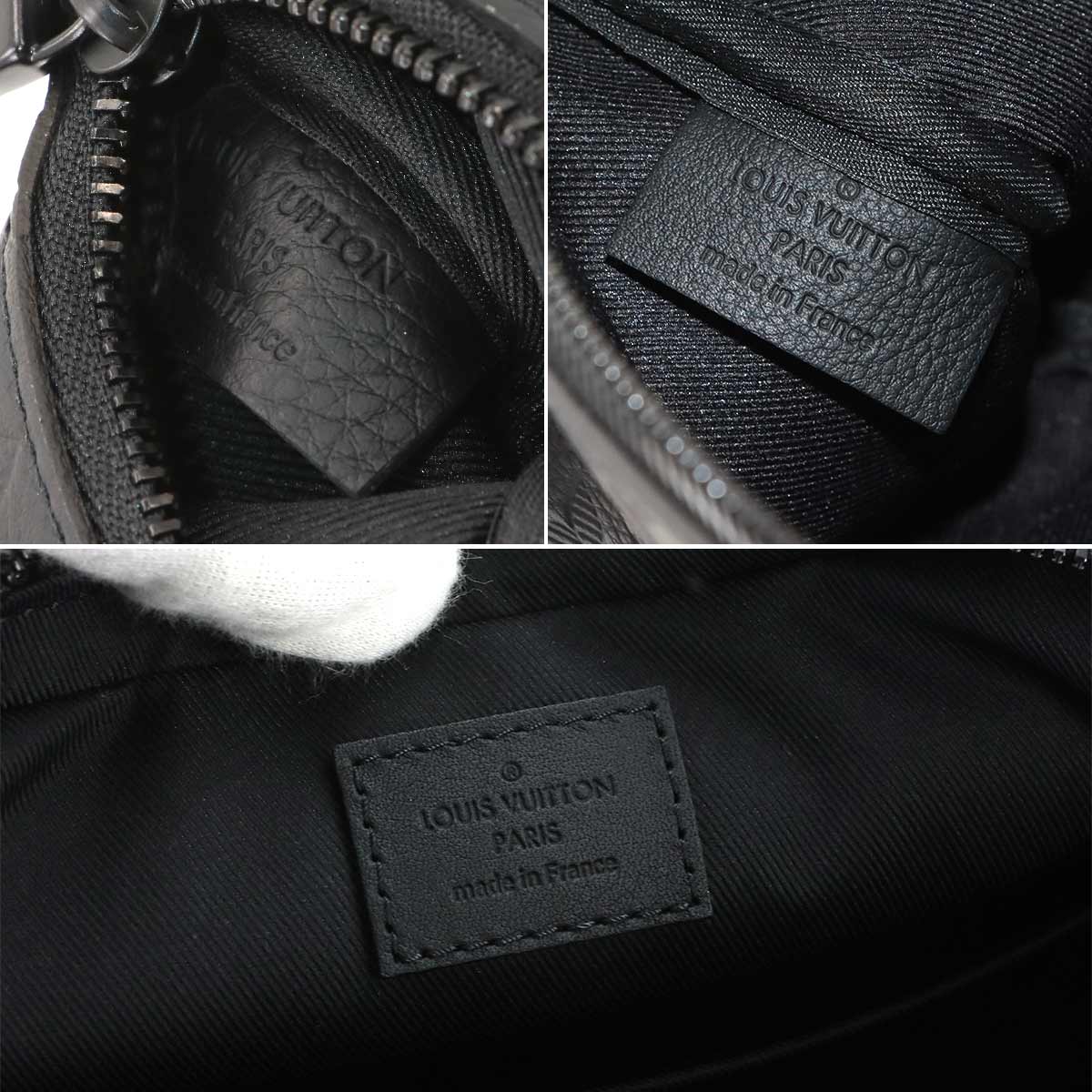 Monogram Shadow Trio Messenger Shoulder Bag Noir M46602