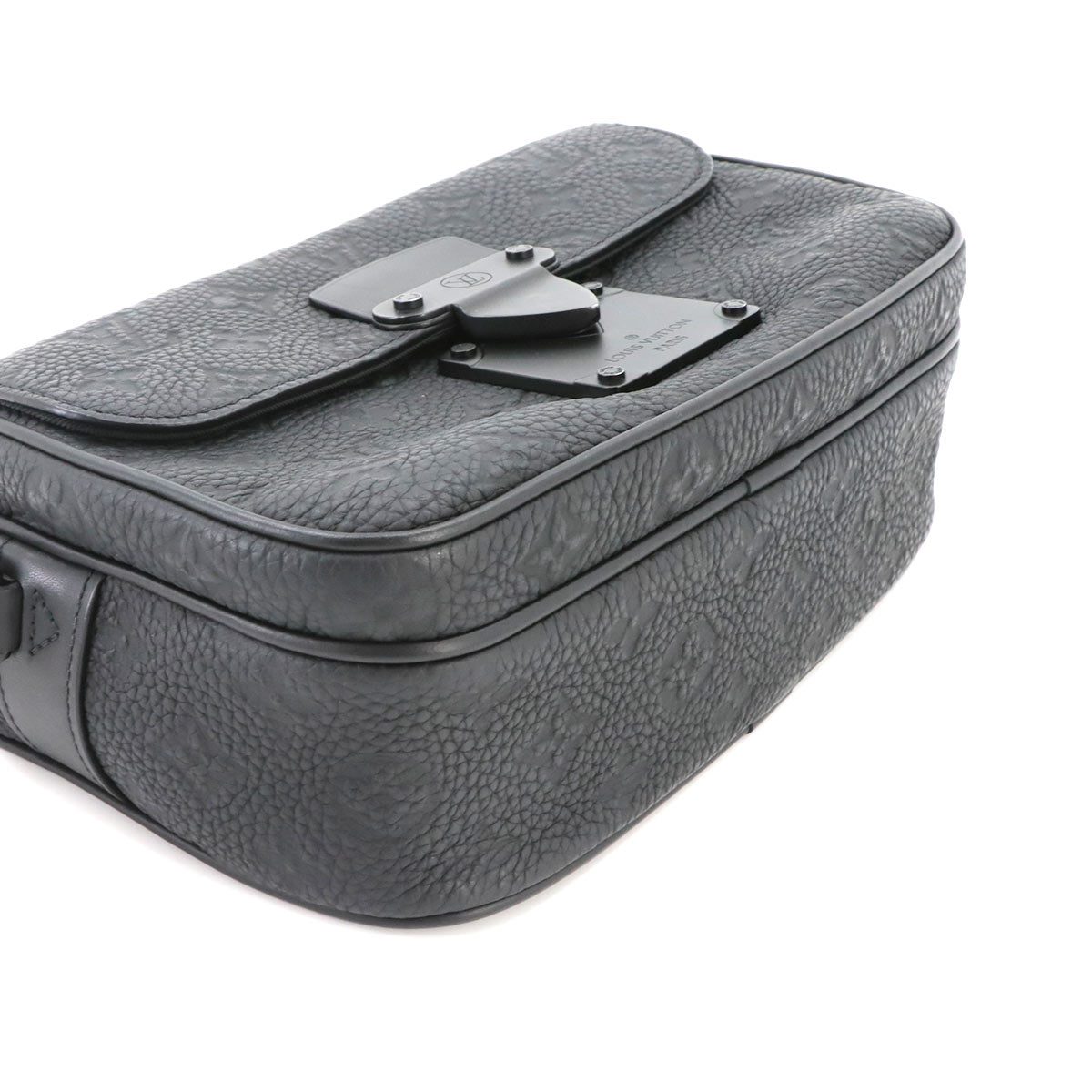 Monogram Taurillon S Lock Messenger Hand Shoulder Bag