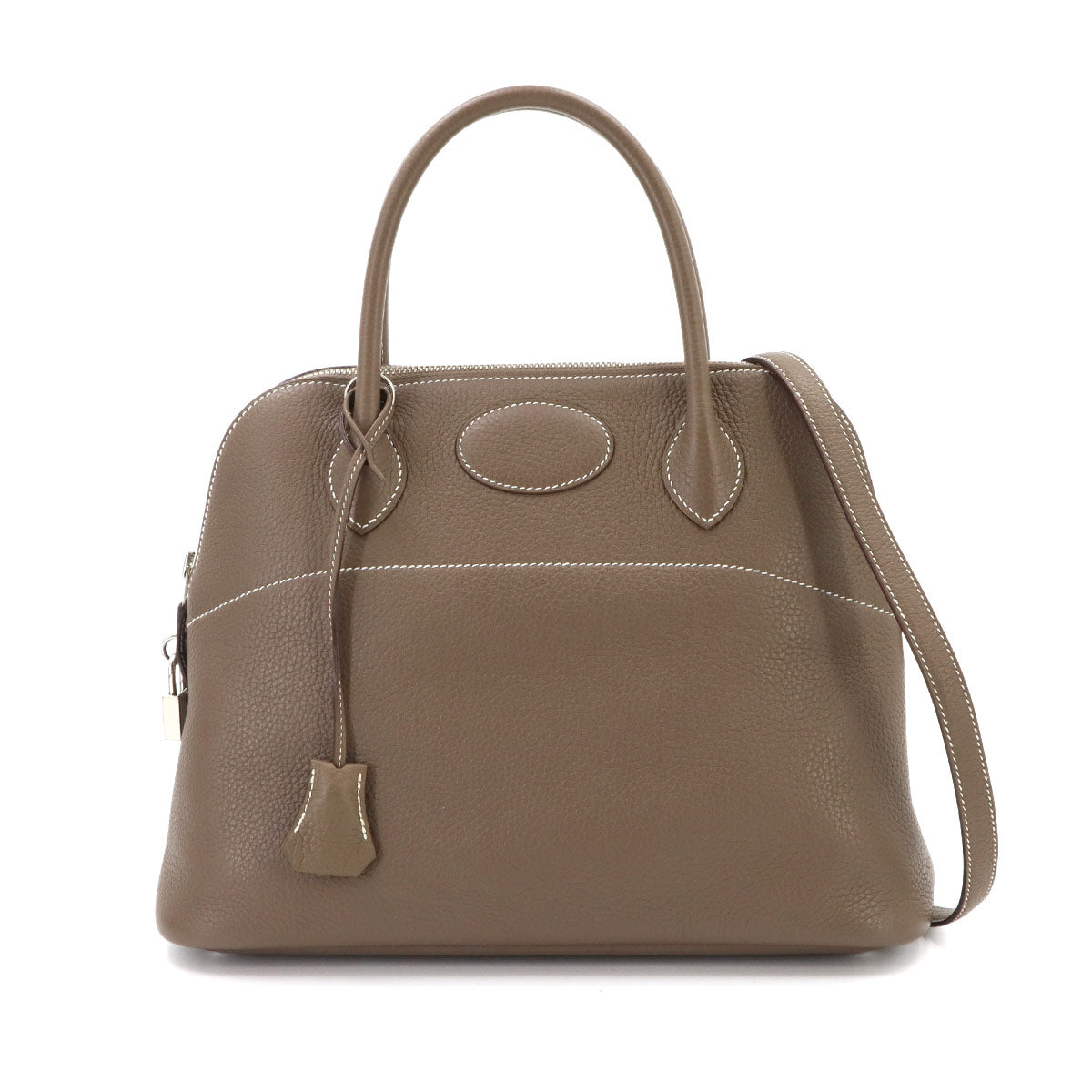Bolide 31 Hand Shoulder Bag Taurillon Clemence Etoupe