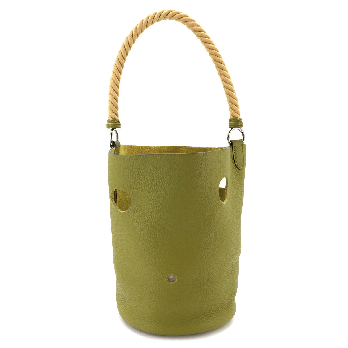 Mangeoire MM Hand Bag Taurillon Clemence Green