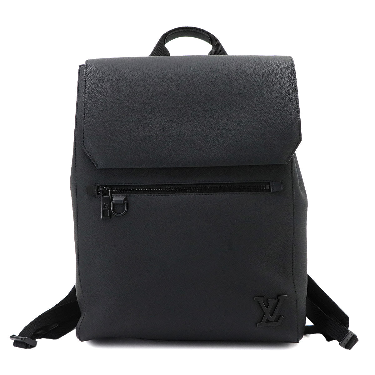 Aerogram Fastline Backpack Leather Black M21367 Purse