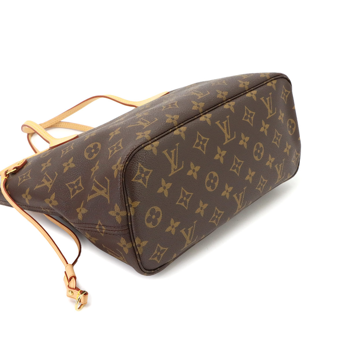 Monogram Neverfull PM Tote Bag Brown Pivoine M41245