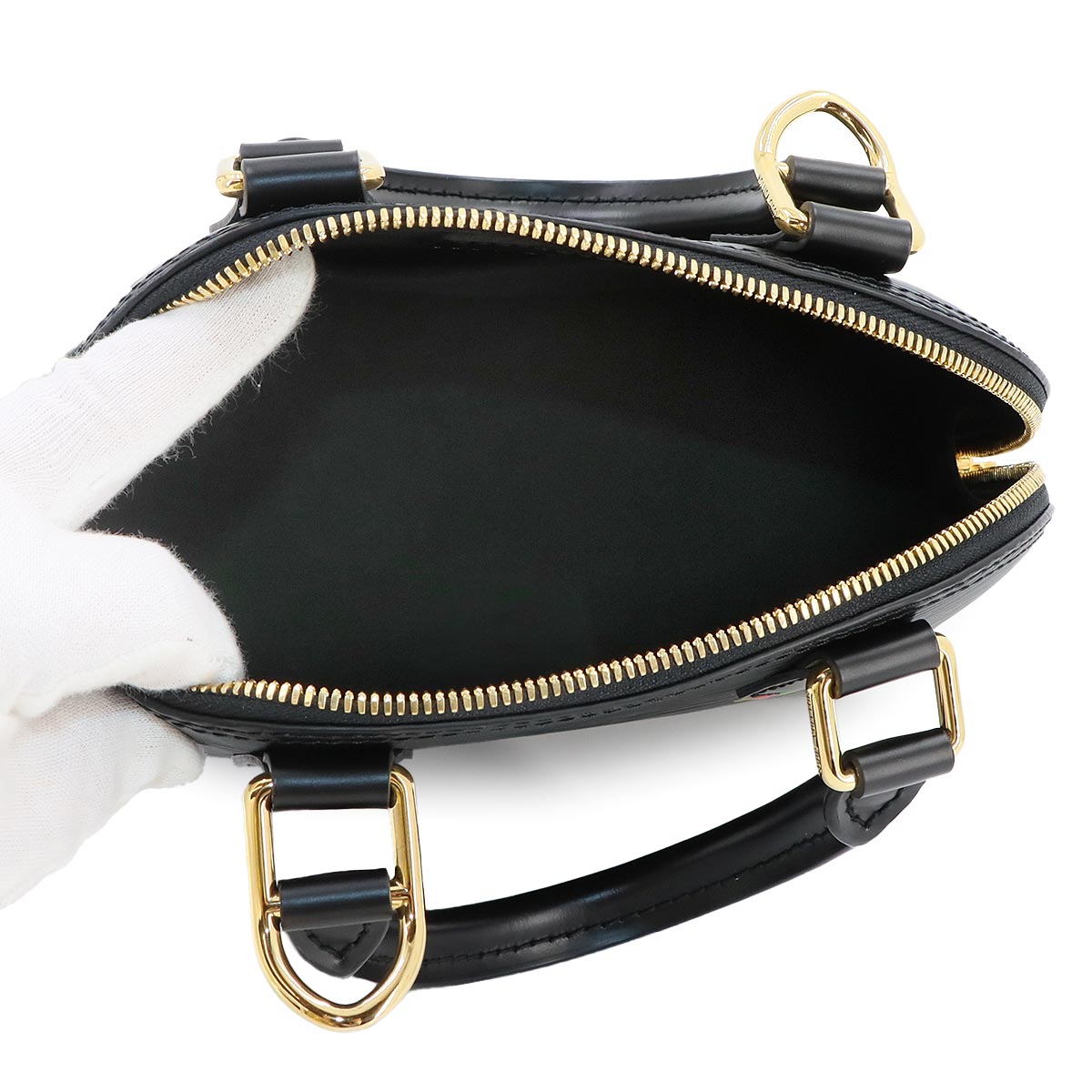 LVxTM Epi Alma BB 2way Hand Shoulder Bag Black M13670