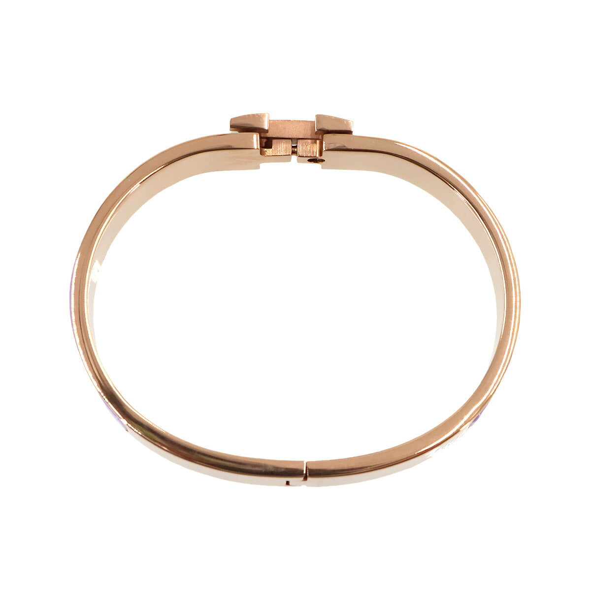Clic H GM Bangle Bracelet Lilac Rose Gold Accessory