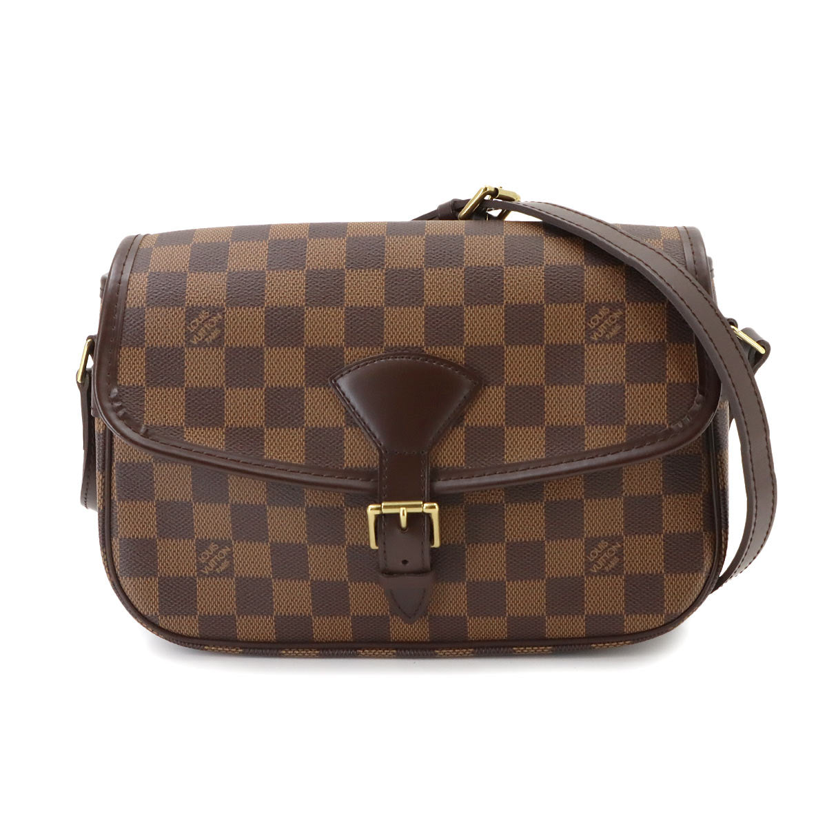 Damier Sologne Shoulder Bag Ebene N48079 Purse