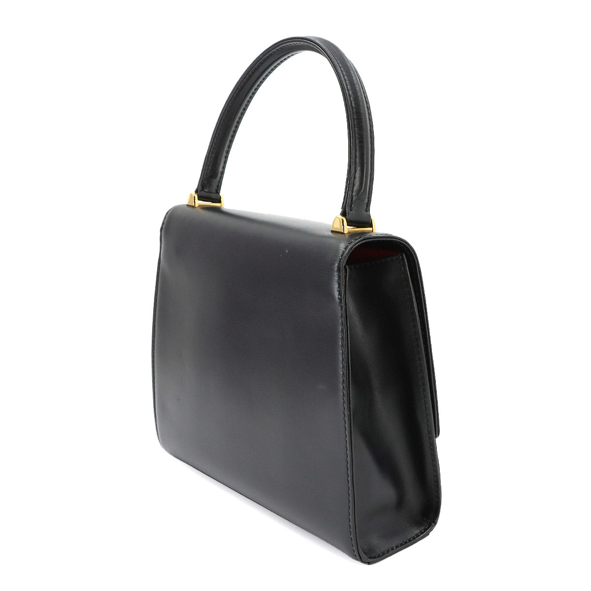 Egee Opera Athens Hand Bag Leather Noir M63902 Vintage