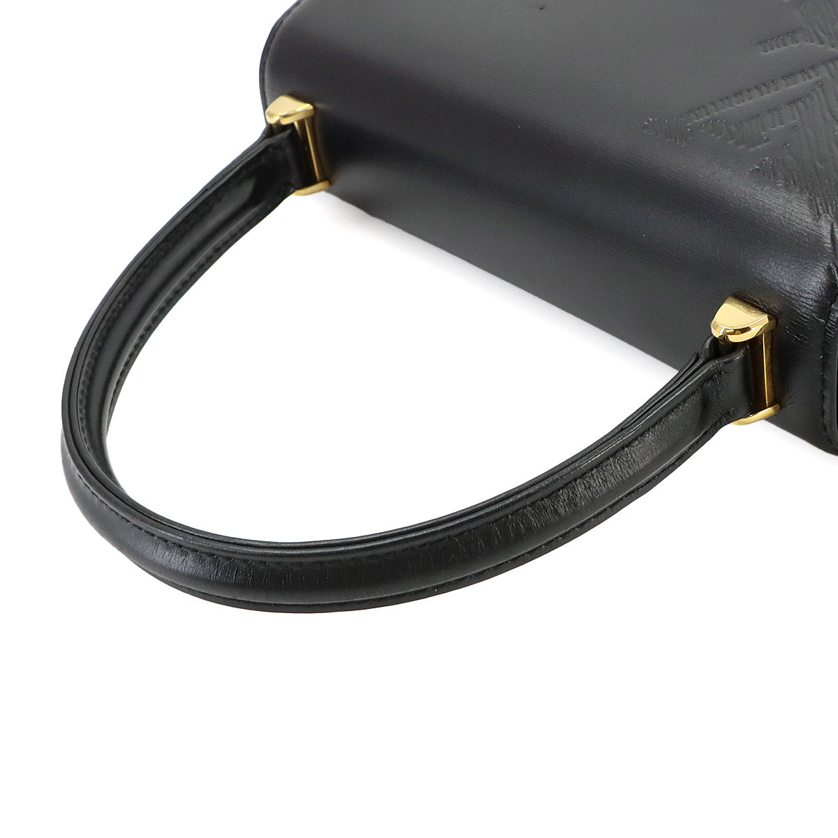 Egee Opera Athens Hand Bag Leather Noir M63902 Vintage
