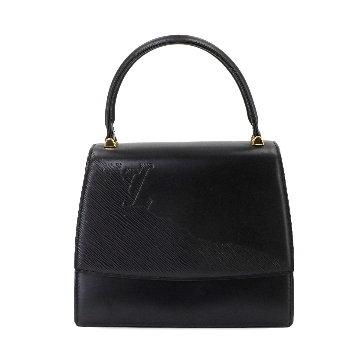 Egee Opera Athens Hand Bag Leather Noir M63902 Vintage