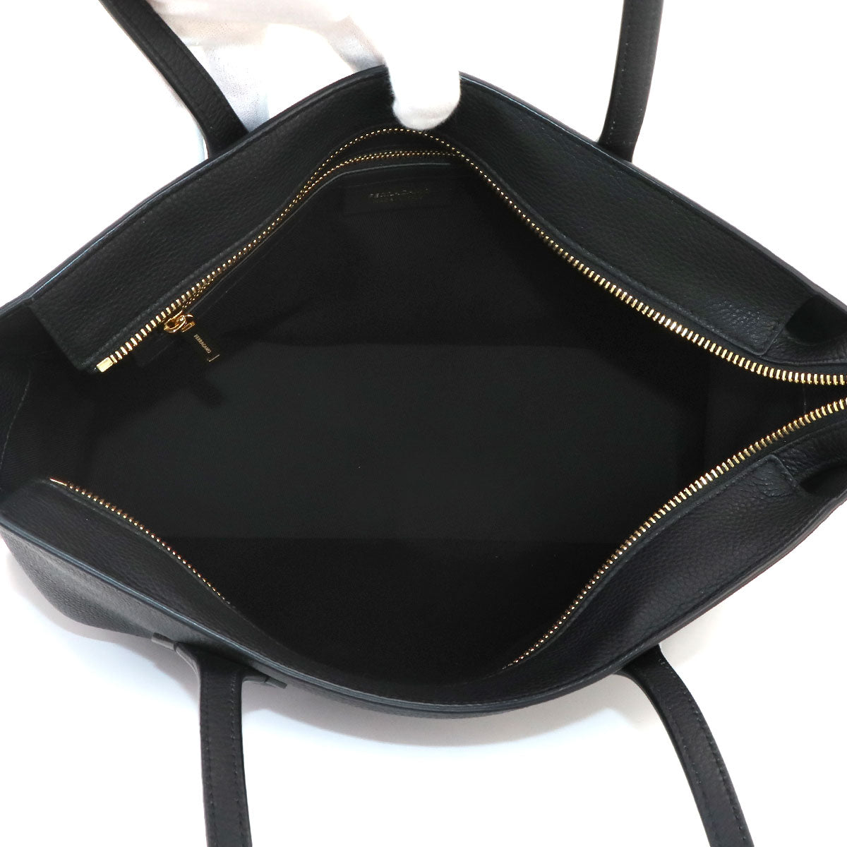 Tote Bag Leather Nero 217533 Black Purse