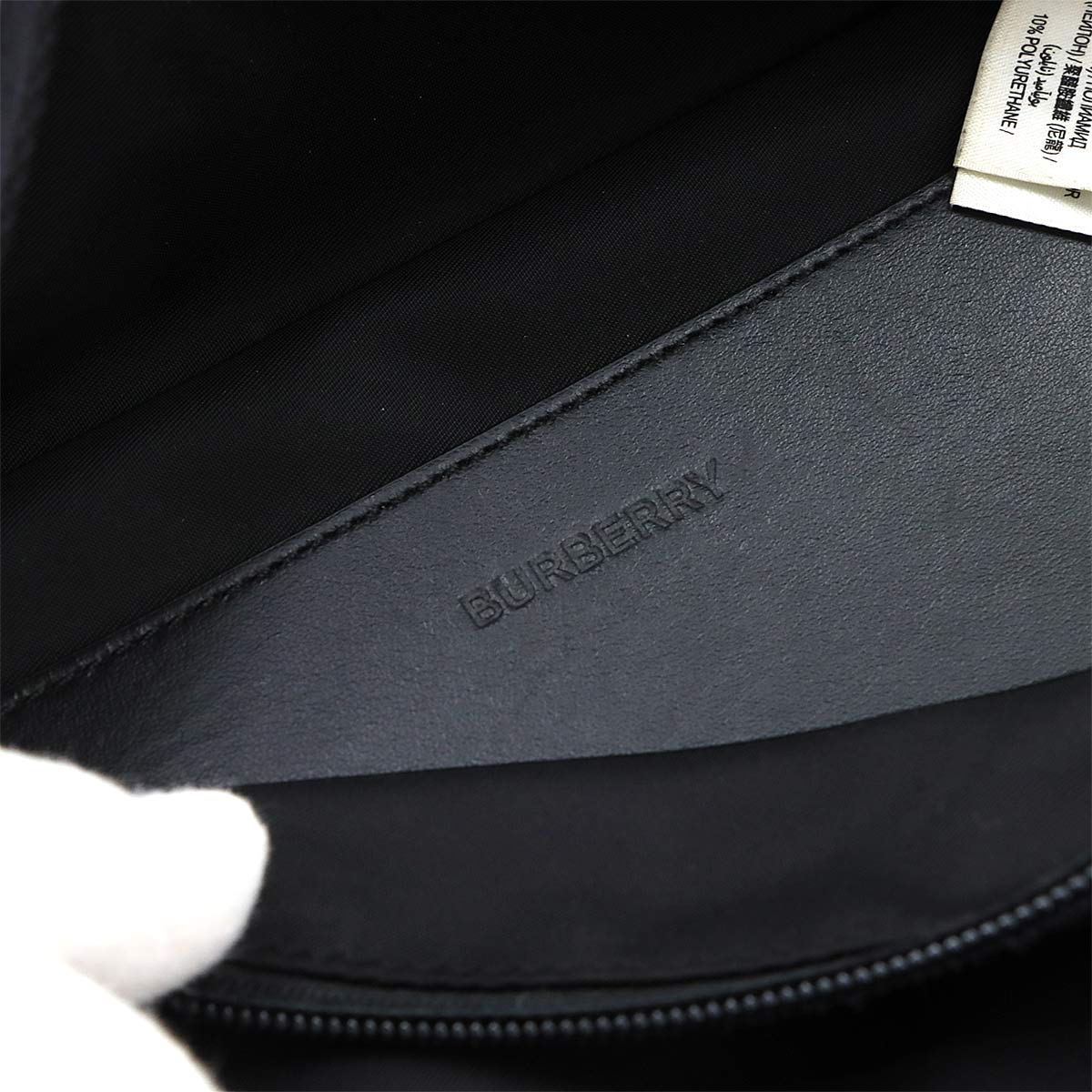 BURBERRY Sonny Body Bag Nylon Leather Black 8025668