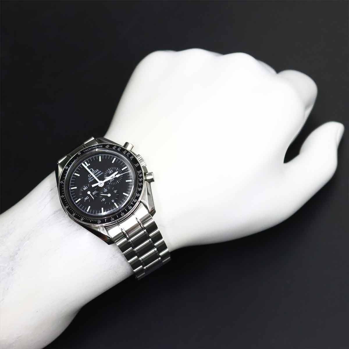 Speedmaster Professional Moon Watch 3570 50 Black Dial Mens