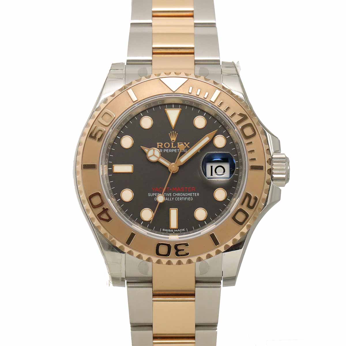 Yacht Master Roresol 116621 Serial Ramdom 750 Pink Gold Mens