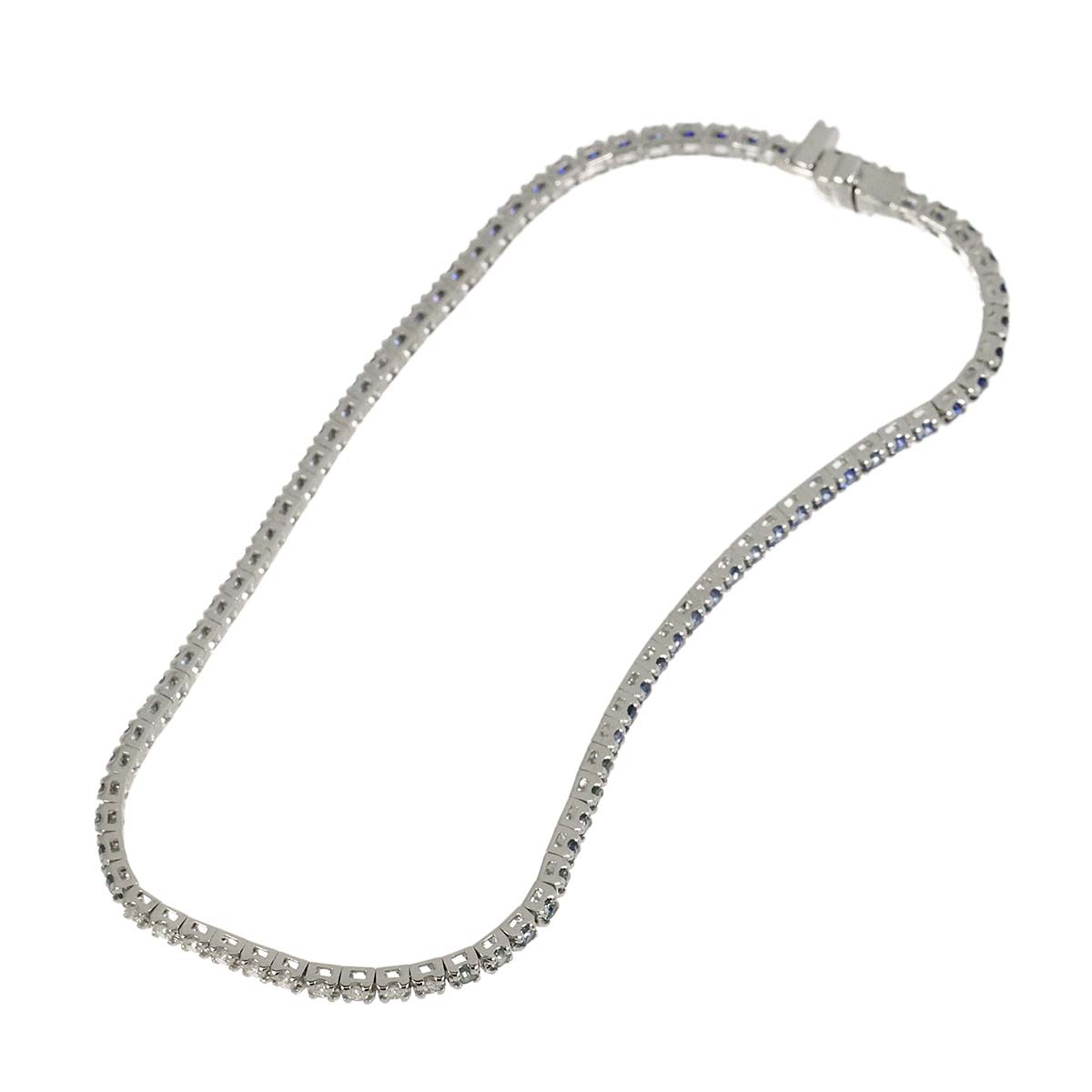 Timeless Classico Sapphire Diamond Bracelet 18K WG 750