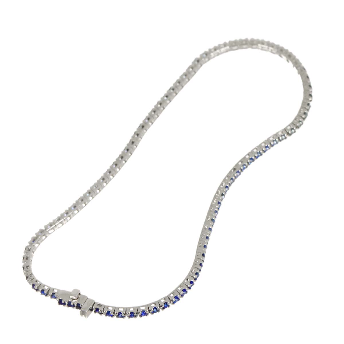 Timeless Classico Sapphire Diamond Bracelet 18K WG 750