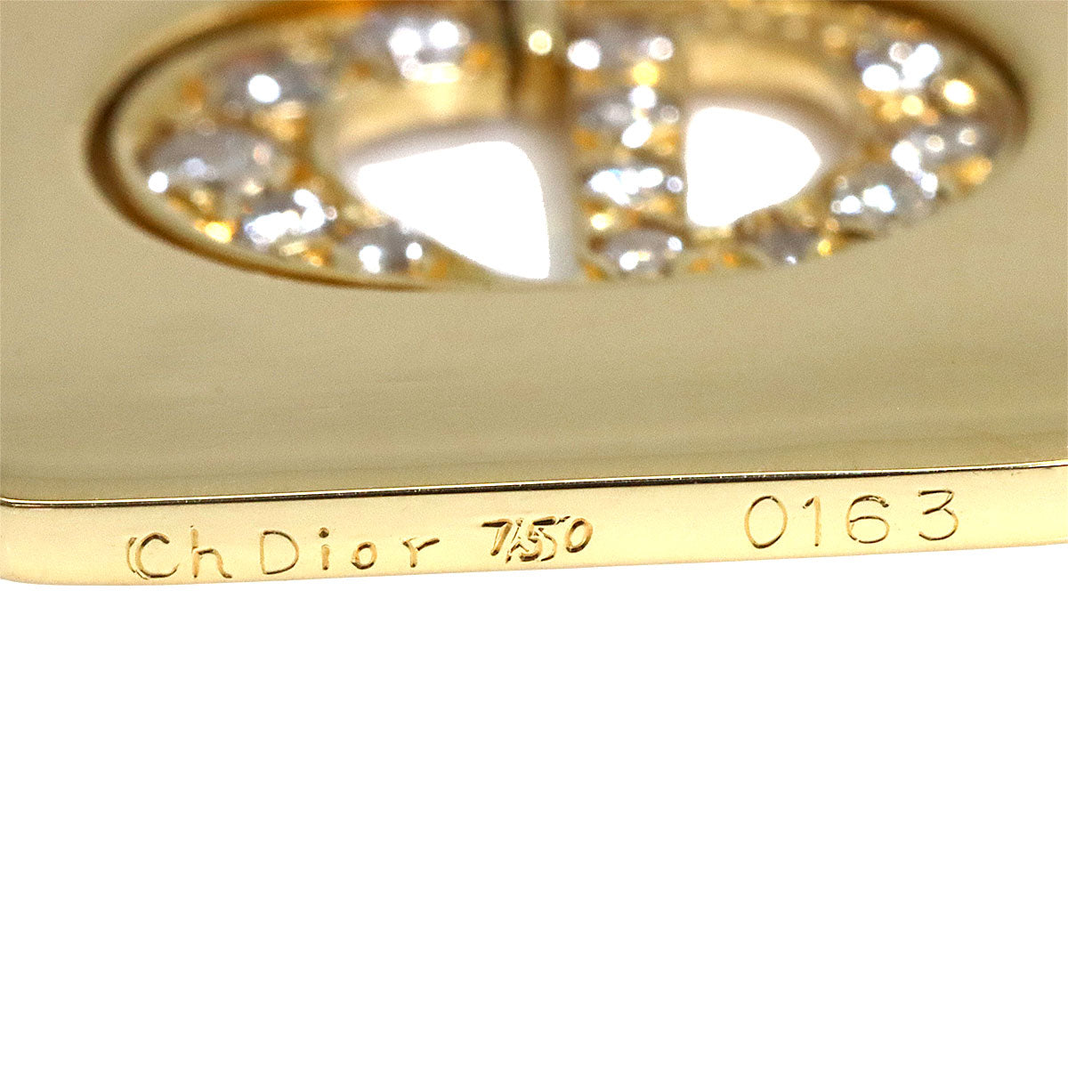 Diamond Necklace 18K Yellow Gold 750