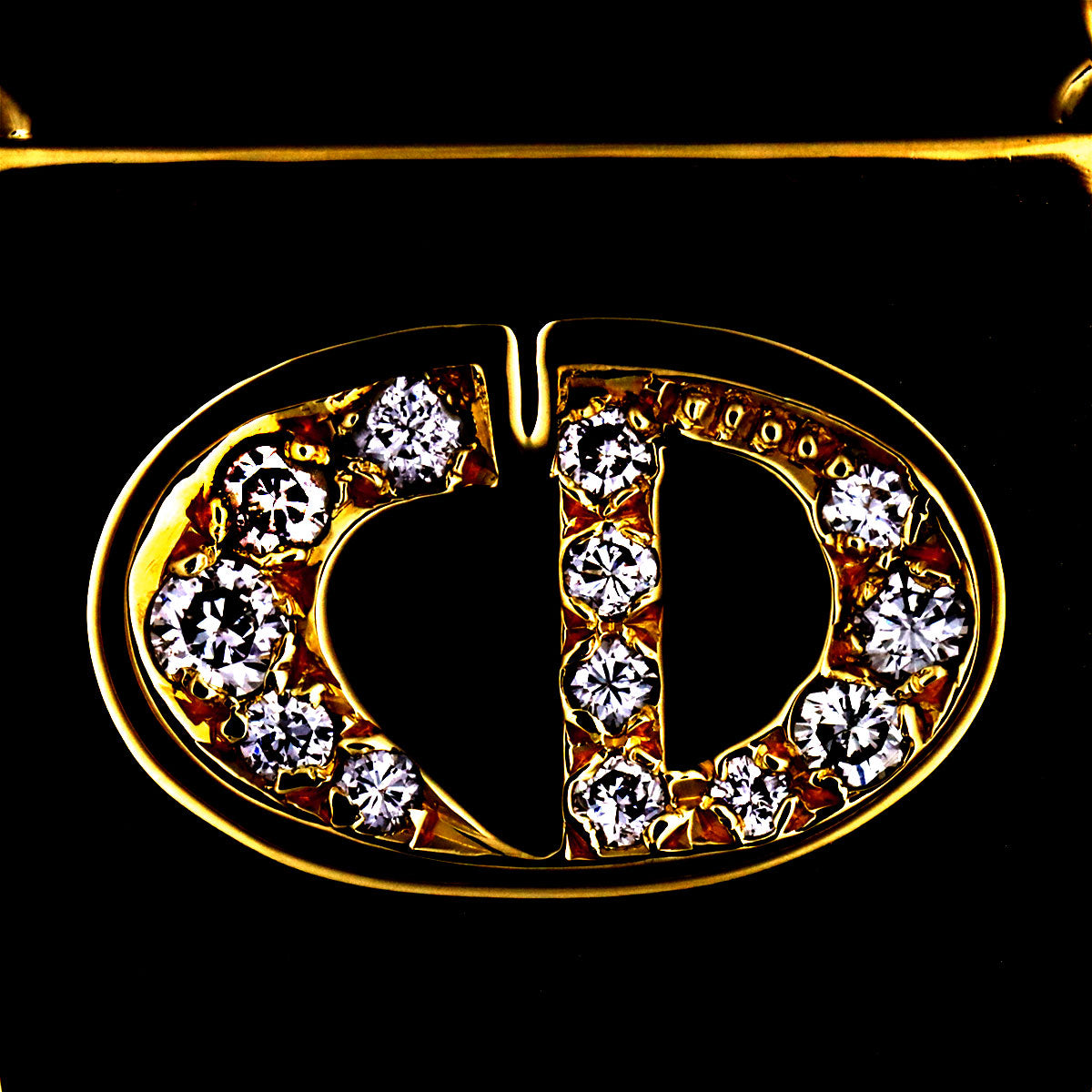 Diamond Necklace 18K Yellow Gold 750