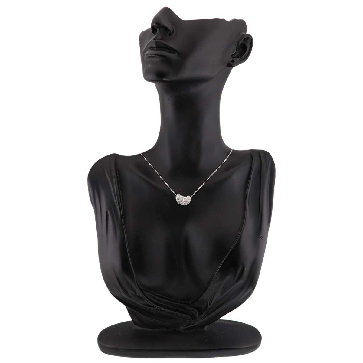 Bean Diamond Necklace Platinum